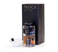 Prisca Gourmet - Mermelada de Calabaza en Vinagre Balsámico y Vino de Oporto - 230gr + Caja Gourmet con Salsera de porcelana