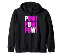 ¡Prisionero de Guerra Rosa! Gráfico en Color Rosa x3: Rosa Sudadera con Capucha