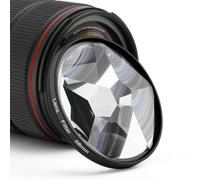 Prism Glass Prism CPL Filtro de Lente UV, Adecuado for fotografía con Filtro de cámara SLR (Size : Add 49mm Adapter, Color : 58mm 9P Half T-Half)