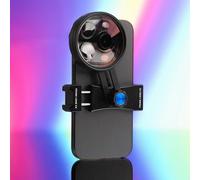 Prism Lens FX Adaptador de filtro de teléfono Freeform | 77 mm | Monta filtros FX en cualquier smartphone. | Zapata caliente y soporte de 1/4-20 | Ajuste universal | Compatible con todos los filtros