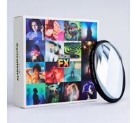 Prism Lens FX Filtro FX de prisma lineal sutil | Rosca circular de 82 mm | Crea 3 réplicas de sujeto con diferentes refracciones y FX a diferentes longitudes focales. Totalmente giratorio