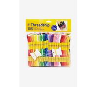 DMC - Pack 105 madejas multi - hebras - (8m por madeja) - 100% Algodón - Colores Surtidos - Hilo de Bordar | Ideal para punto de cruz, pulseras de la amistad brasileña, trabajos creativos