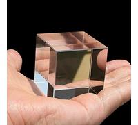 Prisma cuadrado de cristal K9 cuadrado de 6 cm de hexaedro para decoración de experimentos científicos