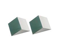 Prisma De Ángulo Recto De 1 Pieza, Superficie De Ángulo Recto Isósceles, Aluminio Chapado, Prisma De Dirección Reflectante De Alta Precisión De 180 Grados(30x30x30mm)