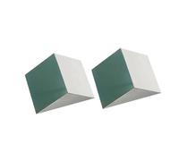 Prisma De Ángulo Recto De 1 Pieza, Superficie De Ángulo Recto Isósceles, Aluminio Chapado, Prisma De Dirección Reflectante De Alta Precisión De 180 Grados(20x20x20mm)