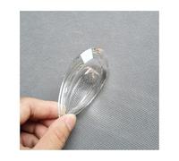 Prisma de araña de cristal, atrapasueños, 1 Uds. 76/89mm claro doble forma de pera colgante gota cristal piezas for araña prismas decoración del hogar(89mm)