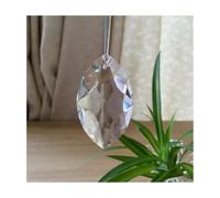 Prisma de araña de cristal, atrapasueños, 1 Uds. Colgantes de cristal transparente Prisma refracción vidrio for Decoración(76mm 1 piece)