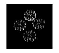 Prisma de araña de cristal, atrapasueños, Piezas de araña cristal con forma cuentas rosetilla transparente varios tamaños for decoración del hogar(40mm,500pcs)