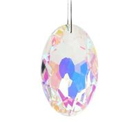 Prisma de Bola de Cristal Transparente, Candelabro de Cristal Colorido con Forma de Gota de Agua, Prisma de Cristal para Ventana Colgante Pulida para Accesorios de Fotografía,
