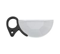 Prisma de Caleidoscopio Sutil de Mano de 79 Mm, Filtro Semicircular de Efectos Especiales Prisma de Vidrio óptico Accesorios para Cámara SLR, Resistente Al Agua y Conveniente