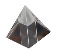 Prisma de Cristal Pirámide de Vidrio Óptico 80mm de 1 Pieza | Forma de Cuatro Lados, para Instrumentos Ópticos y Estudio del Arco Iris, Adorno de Escritorio