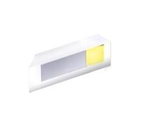 Prisma de división de Haz de Desplazamiento Trapezoidal, medición de Prisma de detección, Experimento óptico, Prisma de Lente óptica Personalizada, 1 ud.
