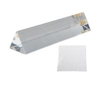 Prisma de fotografía, prismas de Vidrio íris para enseñanza de física, Cristal Triangular Colorido con Rosca Inferior de 1/4 para fotografía fotográfica