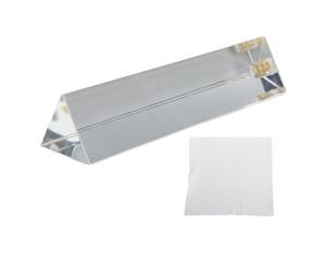 Prisma de fotografía, prismas de Vidrio íris para enseñanza de física, Cristal Triangular Colorido con Rosca Inferior de 1/4 para fotografía fotográfica
