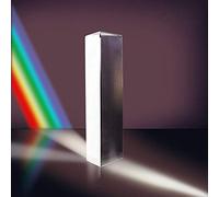 Prisma de fotografía triangular de cristal óptico con prisma de enseñanza, espectro arcoíris, experimentos de cristal K9 con bolsa de limpieza