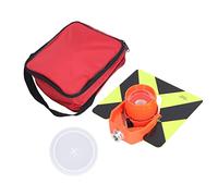 Prisma de inclinación única Vidrio óptico Carcasa protectora ABS Herramienta de prisma topográfico de alta precisión para construcción de minería de ferrocarriles de túneles de