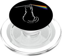 Prisma juguetón, Gato, arcoíris, Ciencia, felino, Friki, Nerd, Humor PopSockets PopGrip para MagSafe