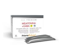 Prisma Natural Premium - Melatonina + GABA | Complemento Natural | Bisglicinato de Magnesio | GABA, Melatonina,Ashwagandha,Azafrán, Vitamina D, Zinc | Afronta el día con buen ánimo | 30 sticks