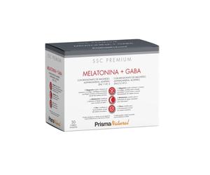 Prisma Natural Premium - Melatonina + GABA | Complemento Natural | Bisglicinato de Magnesio | GABA, Melatonina,Ashwagandha,Azafrán, Vitamina D, Zinc | Afronta el día con buen ánimo | 30 sticks