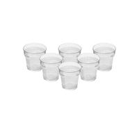 PRISMA - PACK 6 UNIDADES VASO 300 ML. MOD. EMPIRE STATE COLOR TRANSPARENTE. Vaso de policarbonato tamaño mediano, reutilizable, libre de
