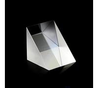 Prisma Triangular de Vidrio óptico de Alta precisión (20x20x20 mm) for desviación de luz y compensación de Haz