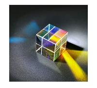 Prismas y caleidoscopios 1 Prisma de 12mm, luz Brillante de Seis Lados, Prisma de Cubo Combinado, Prisma de división de Haz Kits de óptica para el Aula de Ciencias