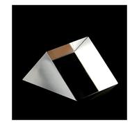 Prismas y caleidoscopios 2X2X2MM Prisma isósceles Triangular de Experimento físico de reflexión Total de 90 Grados Kits de óptica para el Aula de Ciencias