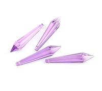 Prismas y caleidoscopios 38 mm / 63 mm / 76 mm K9 Araña de Cristal Colgantes Prismas Decoración Kits de óptica para el Aula de Ciencias (Color : 63mm, Size : 50pcs)