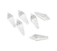 Prismas y caleidoscopios Clear Icicle Crystal Prisms 38mm 100mm Crystal U-Drop Prism Chandelier for araña Kits de óptica para el Aula de Ciencias (Color : 38mm, Size : 100pcs)