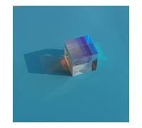 Prismas y caleidoscopios Color óptico Prism18mm Rainbow Cube Cubo de luz Brillante de 6 Lados Decoración del hogar Kits de óptica para el Aula de Ciencias