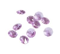 Prismas y caleidoscopios Cuentas octagonales de 14mm, 100 Uds./1000 Uds., Accesorios de Ventana de Material, prismas de Cristal Kits de óptica para el Aula de Ciencias