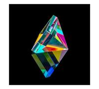 Prismas y caleidoscopios Lente de fotografía de decoración de poliedro dicroico Divisor combinador de Prisma X-Cube de 20mm Kits de óptica para el Aula de Ciencias (Color : 20mm Pyramid)