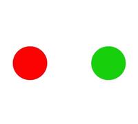 Prismas y caleidoscopios Lente Redonda Transparente recubierta de Color Verde, Amarillo, Rojo y Azul de diámetro 42mm 41,8mm for linternas LED C8 C8 + C12 Kits de óptica para el Aula de Ciencias (Siz
