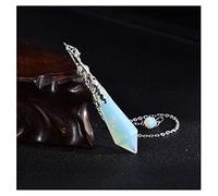 Prismas y caleidoscopios Piedra Cristal Colgante Cuarzo Rosa Ópalo Hexágono Prisma Kits de óptica para el Aula de Ciencias (Color : 3)