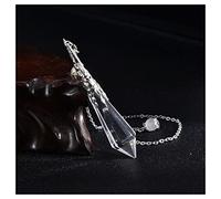 Prismas y caleidoscopios Piedra Cristal Colgante Cuarzo Rosa Ópalo Hexágono Prisma Kits de óptica para el Aula de Ciencias (Color : 1)