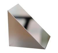 Prismas y caleidoscopios Prisma de detección de ángulo Recto de 25x25x25mm, Prisma de Pegamento de Correa de Revestimiento Biselado de reflexión Total Kits de óptica para el Aula de Ciencias