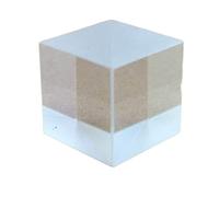 Prismas y caleidoscopios Prisma Divisor de Haz de Prisma Triangular Pegado óptico 15 * 15 * 15 mm Prisma de división de Cubo de división 2: 8 Kits de óptica para el Aula de Ciencias