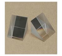 Prismas y caleidoscopios Prisma óptico de ángulo Recto K9, 2 uds., 25x25mm, for Experimento óptico, Prisma isósceles de ángulo Recto Kits de óptica para el Aula de Ciencias