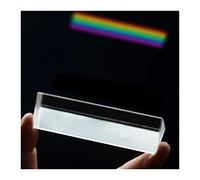 Prismas y caleidoscopios Prisma óptico Enseñanza Triángulo Prismas Luz Colorida Kits de óptica para el Aula de Ciencias (Color : 30X30X150MM)