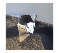 Prismas y caleidoscopios Prisma poliédrico Transparente óptico de la Ciencia de la popularización de 80mm-120m m Kits de óptica para el Aula de Ciencias (Size : 90MM)