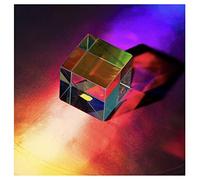Prismas y caleidoscopios Prisma Triangular Cristal Prisma Fotográfico Prismas De Color Experimento De Física Kits de óptica para el Aula de Ciencias (Color : Cube Prism25X25X25MM)