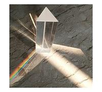Prismas y caleidoscopios Prisma Triangular Reflector de ángulo Recto óptico de 25X80MM Prisma Triangular Kits de óptica para el Aula de Ciencias