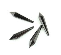 Prismas y caleidoscopios Prismas Colgantes de araña de Cristal K9 Negro de 38 mm / 63 mm / 76 mm Kits de óptica para el Aula de Ciencias (Color : 76mm, Size : 200pcs)