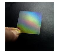 Prismas y caleidoscopios Rejilla de difracción de transmisión de Ultra precisión Que enseña la descomposición espectral Kits de óptica para el Aula de Ciencias (Color : 50 Lines, Size : 36x38mm)