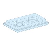 PrismaSet distribuidor de superficie placa de botones 2 LVS08899