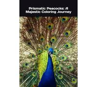 Prismatic Peacocks: A Majestic Coloring Journey