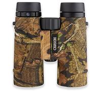 Prismáticos Carson Serie 3D 10x42 mm, Prismáticos HD antiniebla Impermeables con Cristal ED en Mossy Oak, los Mejores Prismáticos para largas distancias (TD-042EDMO)