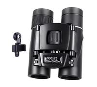 Prismáticos Compactos para Adultos | Prismáticos Portátiles - HD 900X25 Largo Alcance Ligero Visión Nocturna para Observación Astronómica Safari Senderismo Viajes
