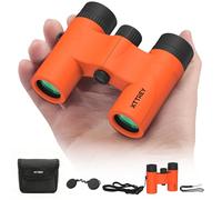 Prismáticos compactos para niños de 8 x 21 pulgadas, mini prismáticos pequeños para niños y adultos con visión clara de poca luz, prismáticos ligeros para observación de aves, camping, caza, cruceros