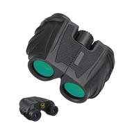 Prismáticos compactos, prismáticos para adultos, prismáticos portátiles para exteriores, 12 × 25, impermeable, telescopio HD con paño de limpieza para partidos de fútbol, viajes, caza